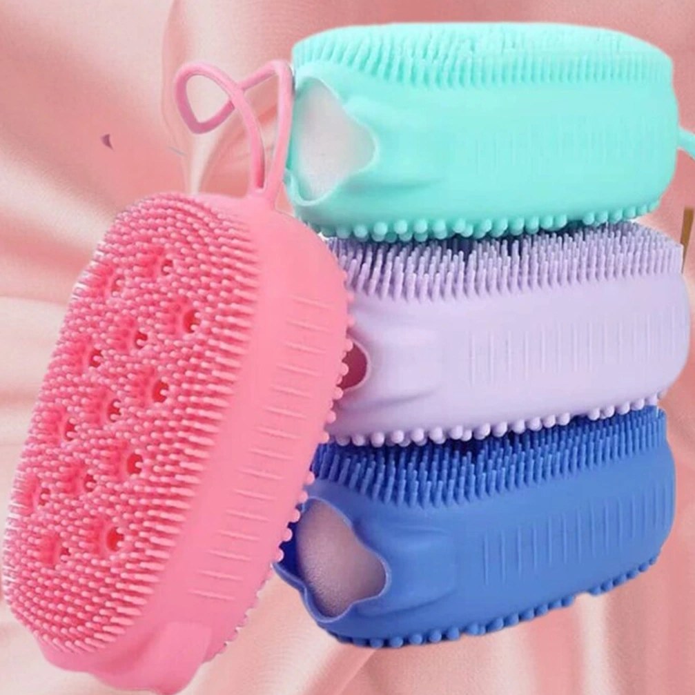 لیف و ماساژور سیلیکونی اسفنجی طرح گربه و موش